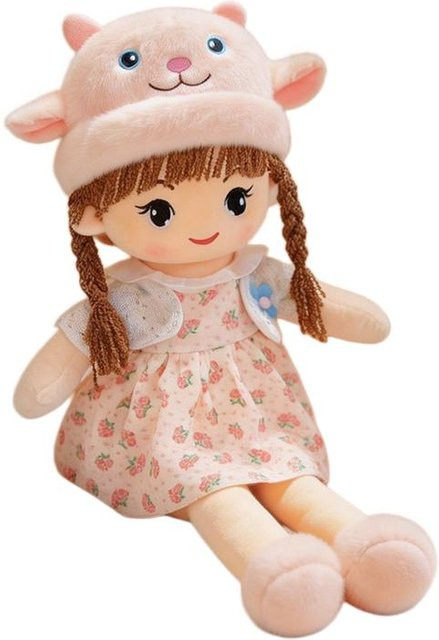 Linyi toy Plüschmädchen Stofftier, Prinzessin, rosa, 45cm - Bild 1
