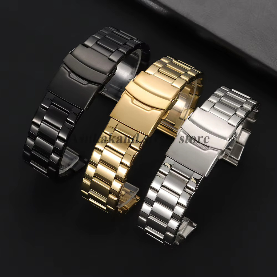 Uhrenarmband Edelstahl, Silber, Herren - Bild 1