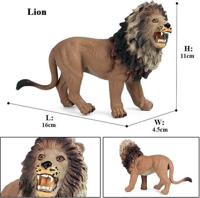 Oenux Zoo Welt Nutztier Pferd Kuh Schwein Schaf Ziege Esel Modell, Actionfiguren, ab 3 Jahre - Bild 1
