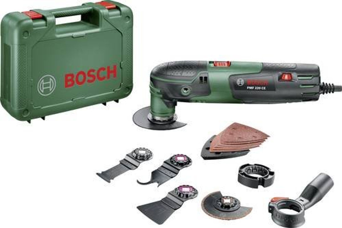 Bosch Home and Garden Multifunktionswerkzeug PMF 220 CE Set mit Zubehör und Koffer - Bild 2