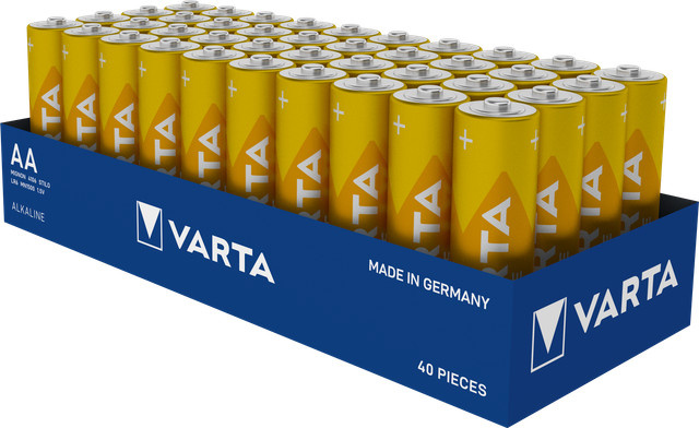 Varta Longlife LL Batterien, 40 Stück, Gelb - Bild 1