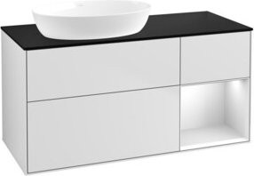 V&B Waschtischunterschrank Finion in Weiß lackiert, Breite: 120 cm, Tiefe: 50,1 cm, Höhe: 50,1 cm - Bild 1