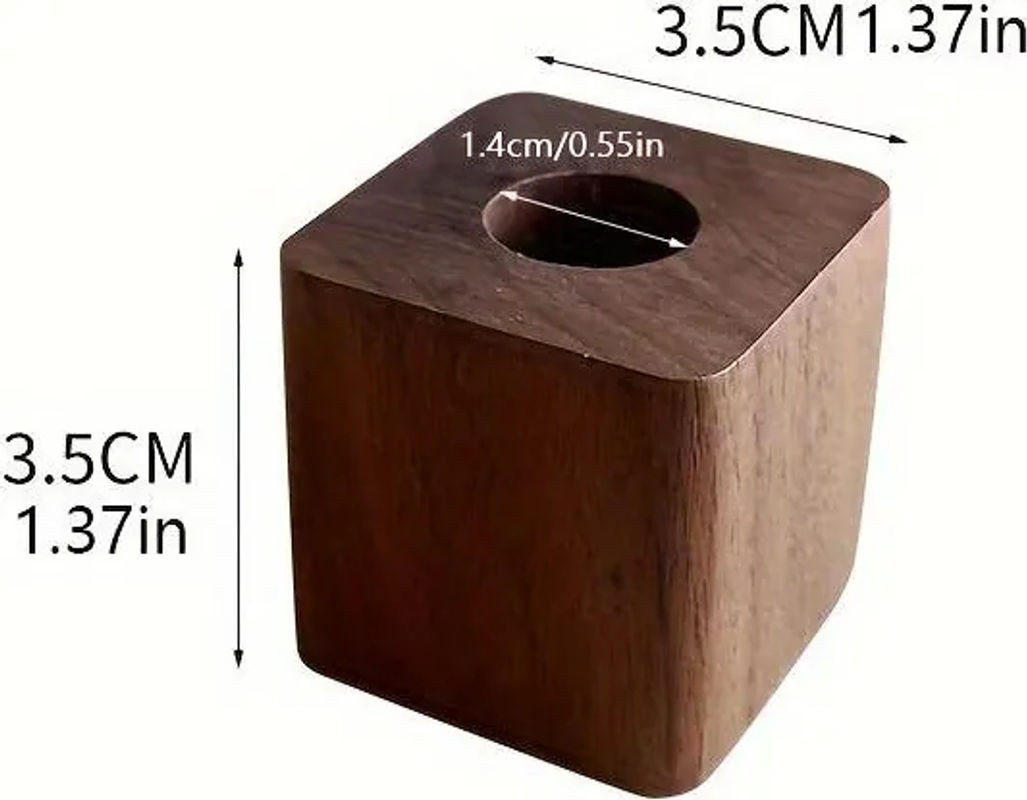 SZ-Damai Wandmontierter Stifthalter aus Massivholz in Nussbaum Braun im Skandinavischen Design - Bild 1
