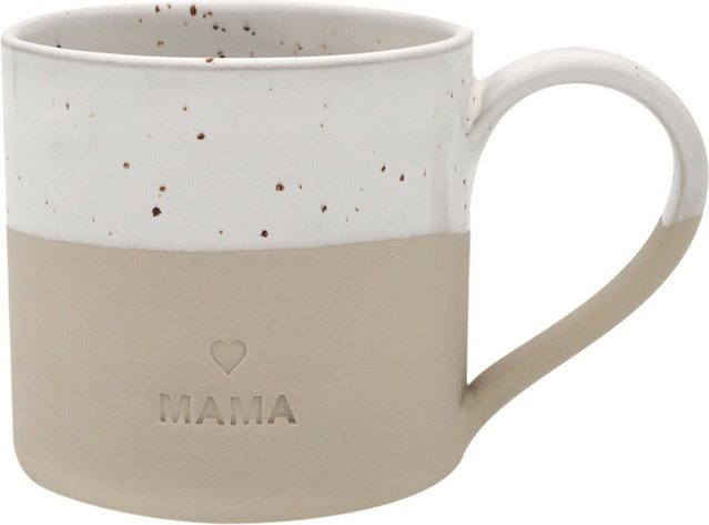Eulenschnitt Große Tasse Mama aus Keramik, Mehrfarbig - Bild 1
