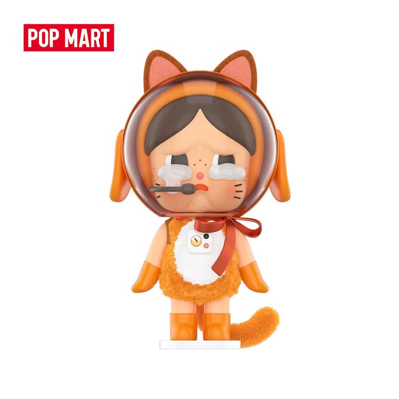 POP MART Crybaby Space Cat Figur in Orange - Bild 2