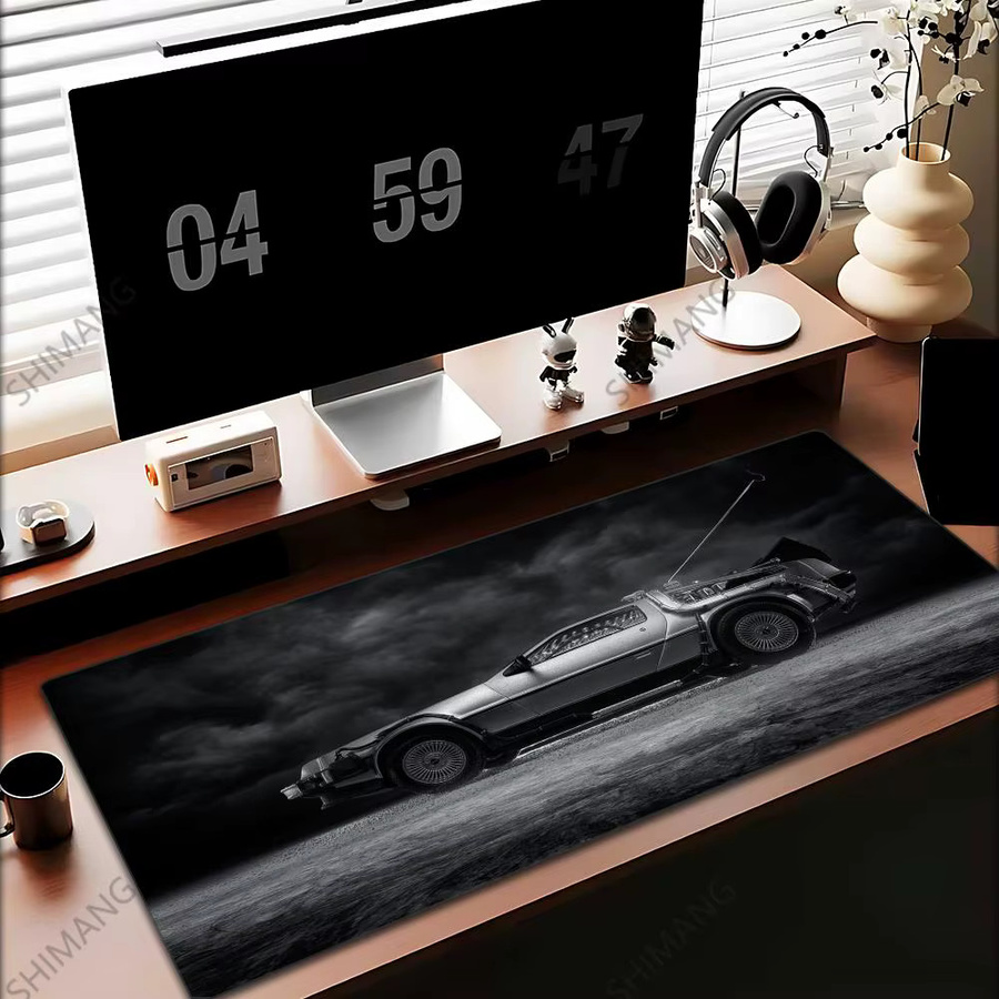 SHIMANG Mauspad Zurück in die Zukunft, groß, schwarz/mehrfarbig, B/T: 90 x 40 cm - Bild 3