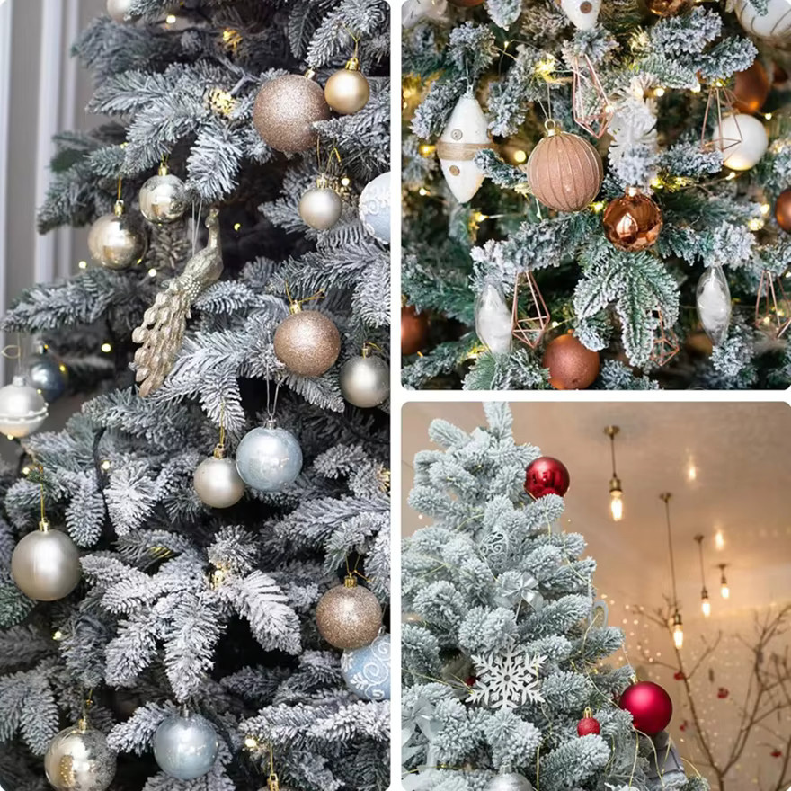 TTCY Künstliche Kiefernnadeln für Weihnachtsdekoration und DIY-Arrangements, 5 oder 10 Stück - Bild 2
