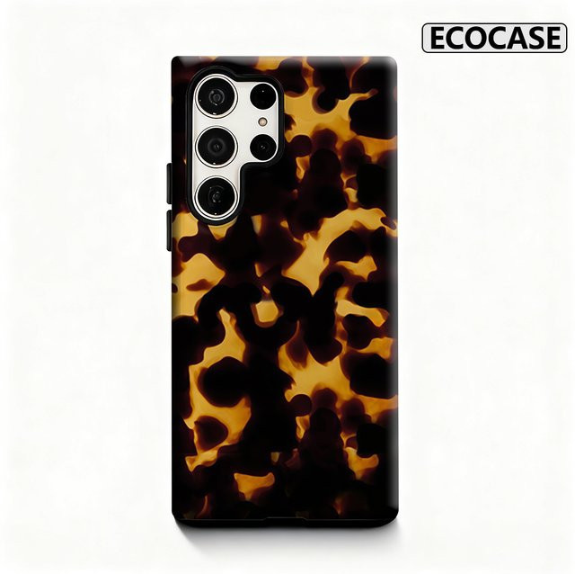 Leopard Classic Handyhülle für Samsung Galaxy S25 Ultra, S24 und S23 Ultra Plus mit glänzender doppellagiger Rückseite in Multicolour - Bild 1