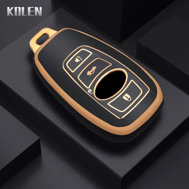 KOLEN TPU Schlüsselhülle für Subaru Remote Key Case Cover in Schwarz - Bild 1