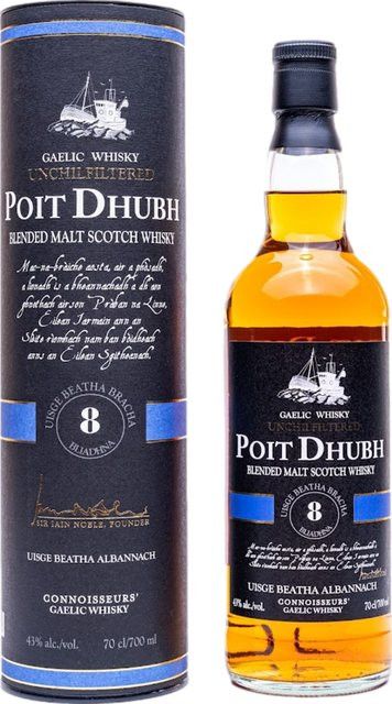 Gaelic Whiskies Poit Dhubh Malt Whisky, Schottland, 8 Jahre, 43% Vol., 0,7 l - Bild 1