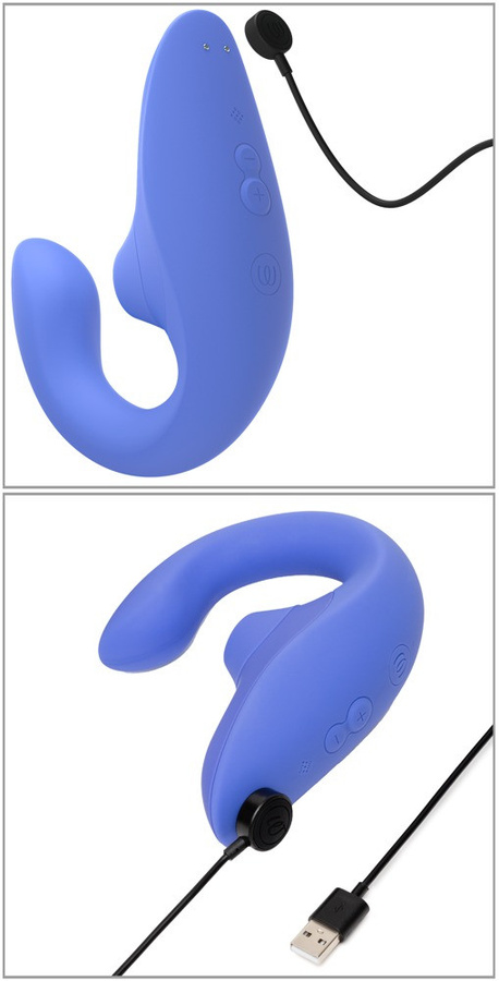 Womanizer BLEND G-Punkt-Vibrator mit Pulsator in Blau - Bild 2