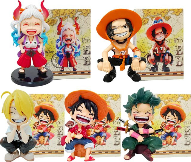 Bandai One Piece Sitzende Luffy-Figur, Einzelfigur, Kunststoff, Bunt / Mehrfarbig - Bild 1