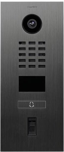 DoorBird D2101FV Fingerprint 50 IP-Video-Türsprechanlage LAN Außeneinheit aus Edelstahl V2A in Titan-Optik, Silber/Grau - Bild 1