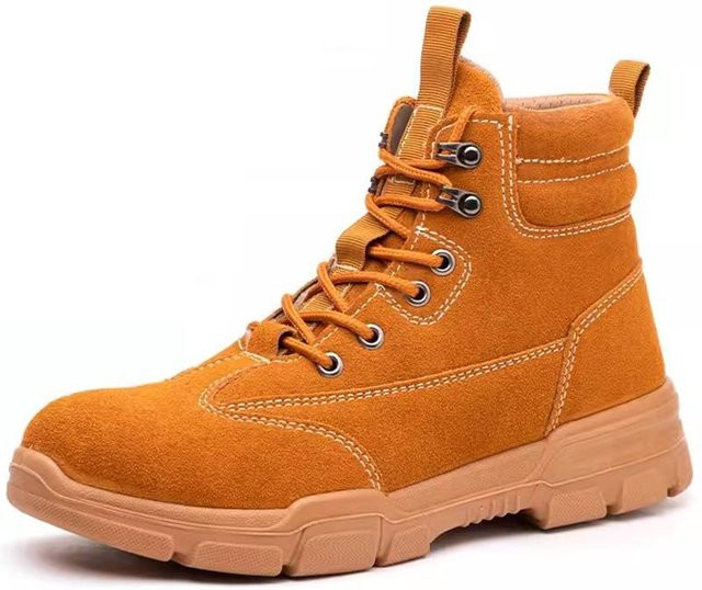 Shoekeeper Schweißer Sicherheitsstiefel für Männer und Frauen in Braun mit Stahlkappe, Größe 46 - Bild 1