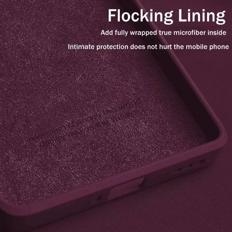 Stoßfeste Flüssigsilikonhülle aus weichem TPU für Samsung Galaxy S25 Edge, S24 FE, S23, S22 und S21 Ultra Plus in Blau und Lila - Bild 3