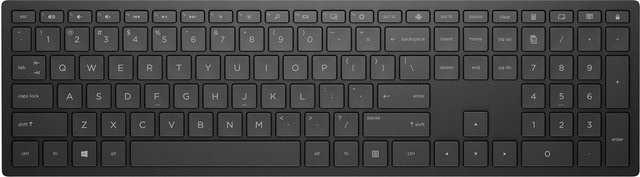 HP Pavilion Wireless Tastatur 600 Schwarz Kabellos RF QWERTZ - Bild 1