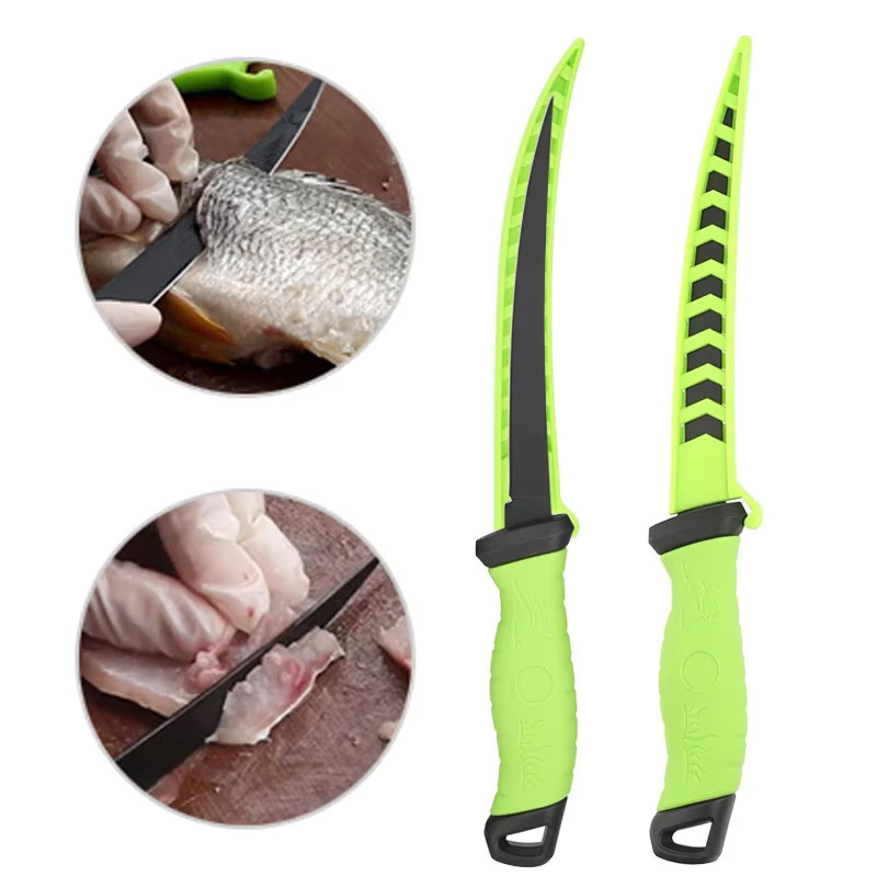 WXCOO Fischmesser aus Edelstahl als Filetiermesser mit 15,24 cm Klingenlänge - Bild 3