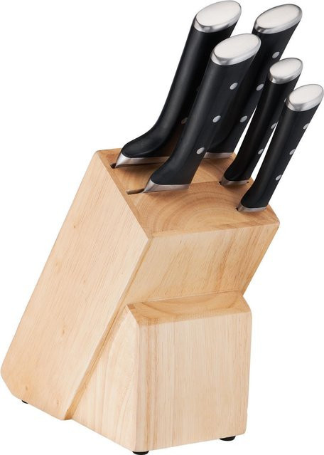Tefal Ice Force 5-teiliges Messer-Set aus Edelstahl in Schwarz mit Klingenlängen von 20 cm und 11 cm - Bild 1
