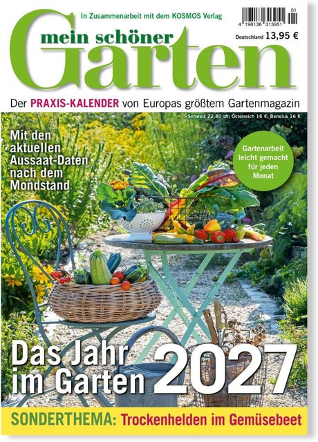 Mein schöner Garten Praxis-Kalender 2027 Buchkalender für Gartenfreunde in Multicolour - Bild 1