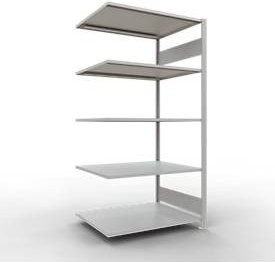 Schulte Lagertechnik Steckbarer Anbaurahmen mit Längenriegel in Silber, B/T/H: 200 x 100 x 80 cm, Typ 150 kg - Bild 1