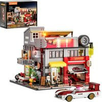 Lumibricks Street MOD Garage Konstruktionsspielzeug Tuning-Werkstatt Klemmbaustein - Bild 1