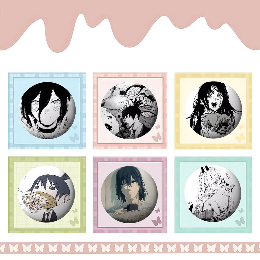 Anstecknadel Anime C-Chainsaw Man, Metall, Unisex - Bild 4