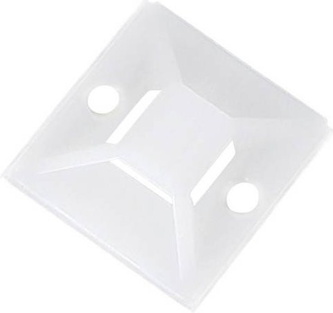 TRU Components Befestigungssockel 1571804 zum 4fachen Einfädeln in Transparent, 50 Stück - Bild 1