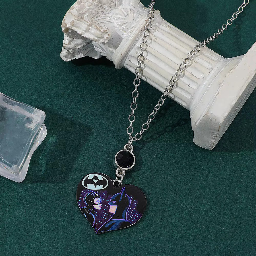 TAKARA TOMY Halskette, Herzförmiger Anhänger, Silber, Unisex - Bild 2