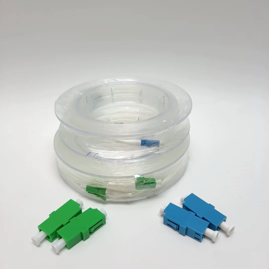 Koptac Singlemode Glasfaserkabel LC/SC-UPC/APC Transparent, G657A2 unsichtbarer Einzelkern-Jumper für den Innenbereich, Multicolor - Bild 1