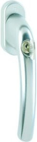 HOPPE DK-Fenstergriff Tôkyô 0710S/U26 abschließbar in Silber - Bild 1