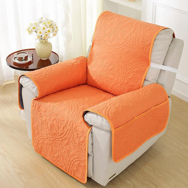 BC-Warm Home Multifunktionales Liegesofakissen in Orange, wasserdicht und rutschfest, B/B: 60 x 220 cm - Bild 1