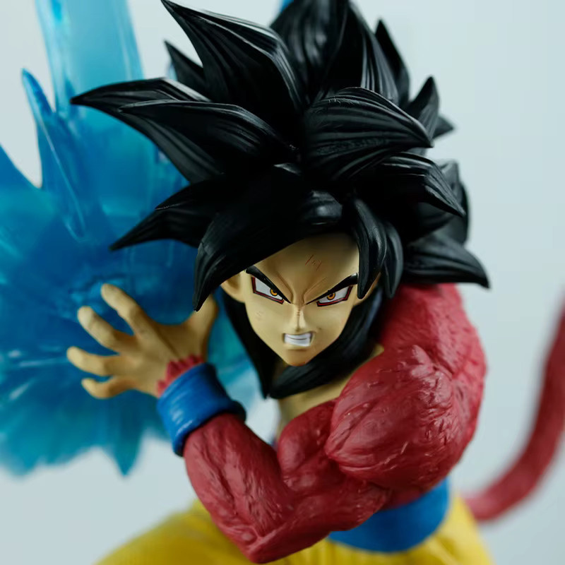 Bandai Dragon Ball Super Saiyajin 4 Goku Kamehameha Figur, Anime PVC Statue, 42cm - Bild 3