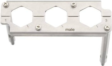 Halterahmen HARTING in Silber 09400169911 - Bild 1
