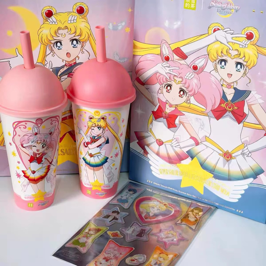 Bandai Sailor Moon Thermobecher mit Farbwechsel-Funktion in Multicolour - Bild 3