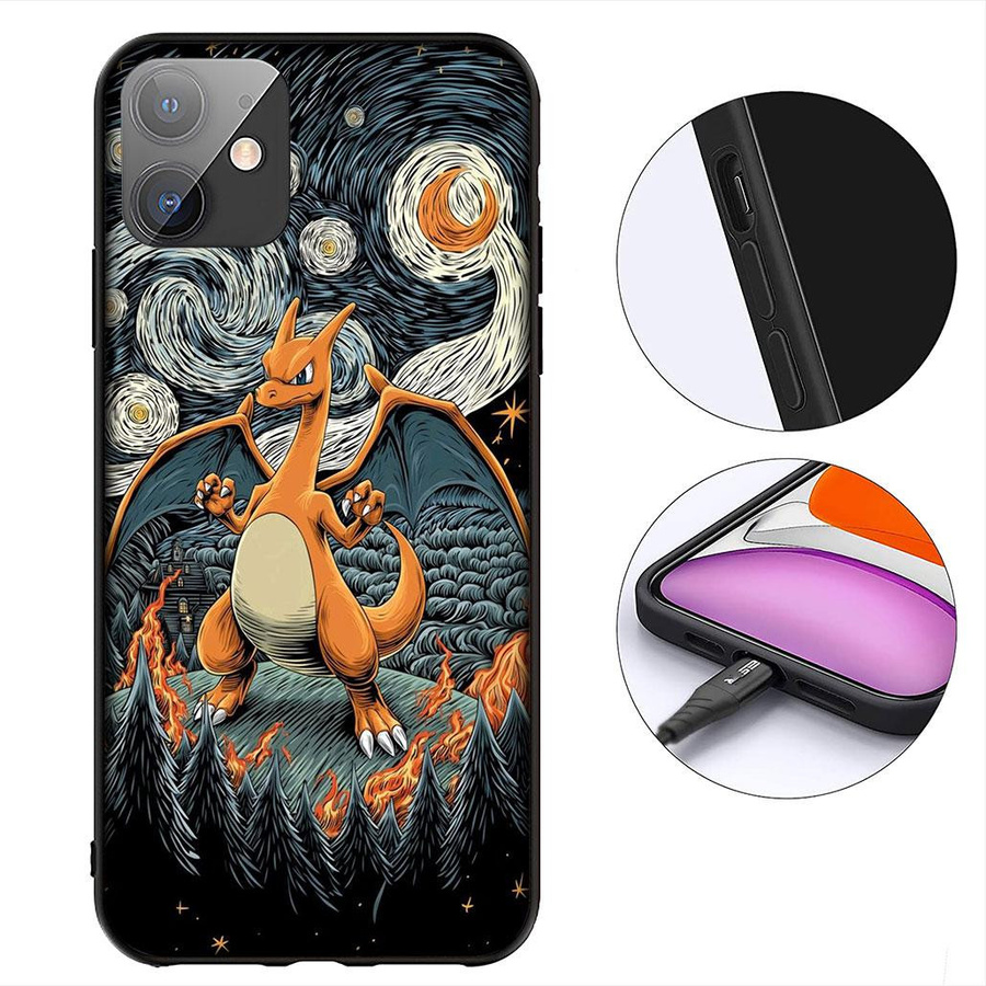 Samsung Galaxy Handyhülle mit Pokémon Motiv Glurak Mewtwo Pikachu in Multicolour für verschiedene Samsung Galaxy Modelle - Bild 2
