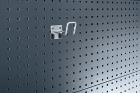 Bott Bügelhaken für Lochplatten, galvanisiert, Silber, Länge: 100 mm - Bild 1