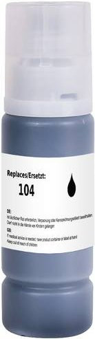 Renkforce Nachfülltinte kompatibel mit Epson 104 und T00P1 in Schwarz, 65ml - Bild 1