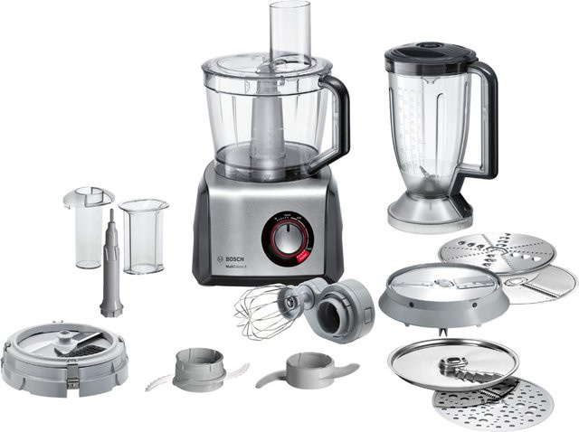 Bosch MultiTalent 8 Küchenmaschine MC812M865 in Schwarz und Silber mit Edelstahl-Elementen und 3,9 l Volumen - Bild 1