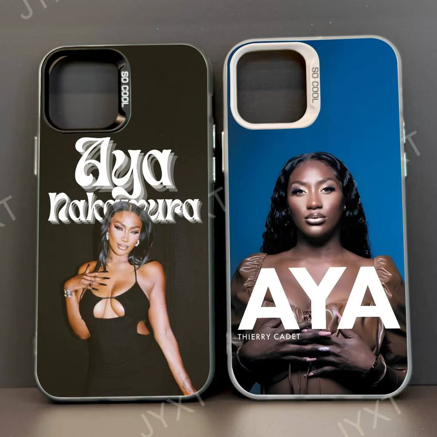 Singer A-Aya Nakamura Handyhülle mit Plating Advanced Schutz für Apple iPhone 11 12 13 14 15 16 Pro Max Plus - Bild 2