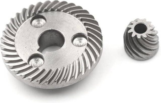 Ersatz-Kegelrad Set für Makita 9553 Winkelschleifer in Silber aus Metall - Bild 1
