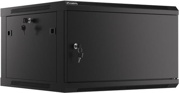 Lanberg Wandmontiertes Rack WF01-6606-00B 6U in Schwarz - Bild 1