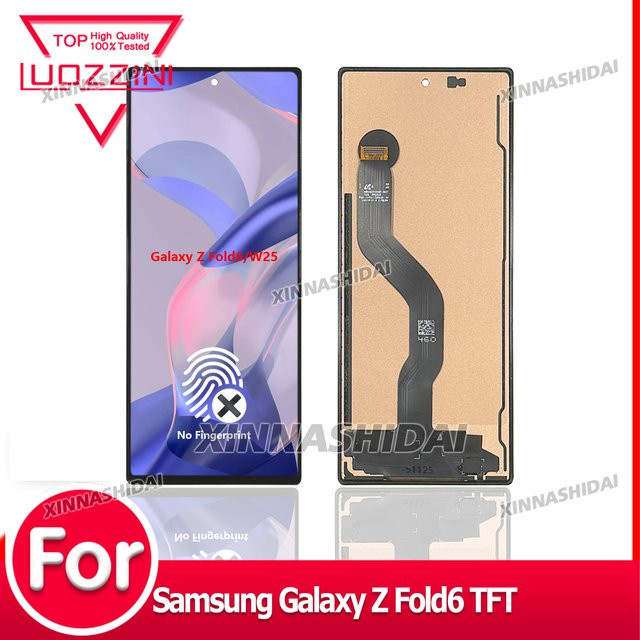 Samsung Galaxy Z Fold 6 LCD-Display Ersatzteil Baugruppe in Schwarz - Bild 1