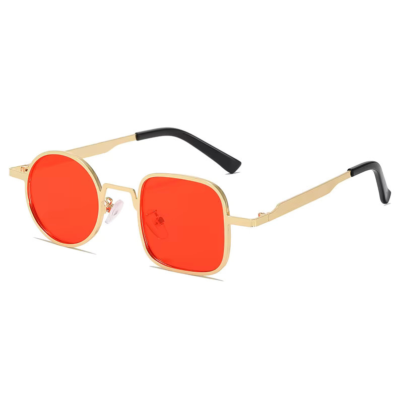 Sonnenbrille Metall, Vollrand, quadratisch, Unisex - Bild 2