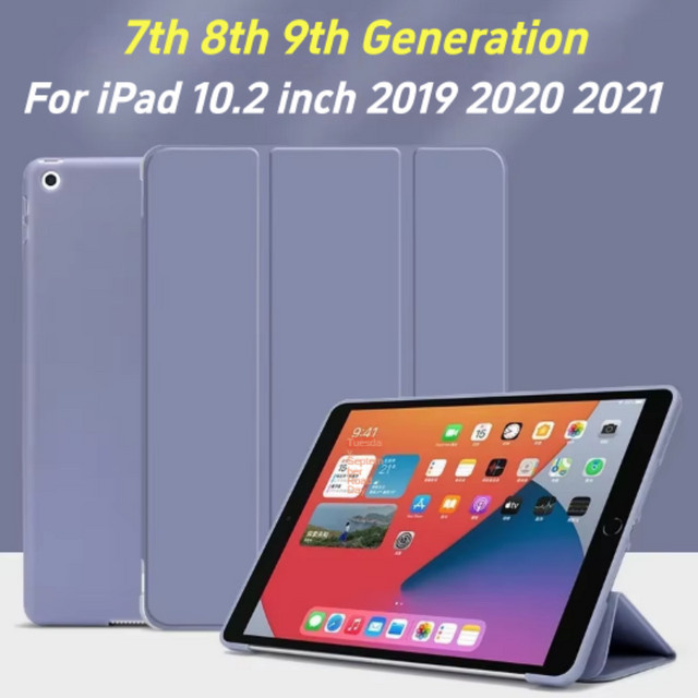 ZNOVAY Smart Case für iPad 10,2 Zoll mit magnetischem Standfuß, kompatibel mit iPad 7. Generation 2019, 8. Generation 2020 und 9. Generation 2021, in Schwarz oder Grün - Bild 1