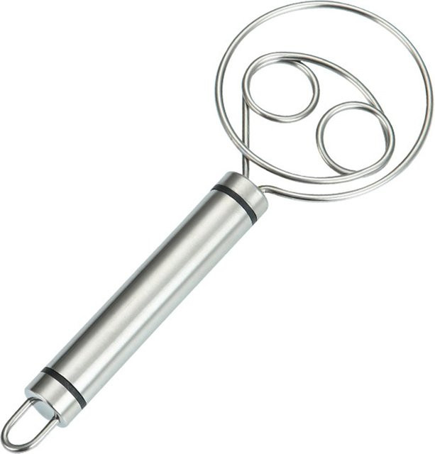 Teigbesen im holländischen Stil aus Edelstahl mit Edelstahlgriff und Aufhängeschlaufe von Yiran Health & Beauty, Farbe: Silber - Bild 1