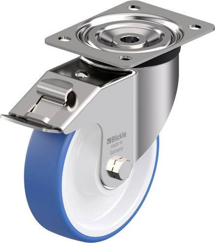 Blickle LX-POTHS 160XK-FI Edelstahl-Lenkrolle mit Rad-Durchmesser 160 mm und einer Tragfähigkeit von 400 kg - Bild 1