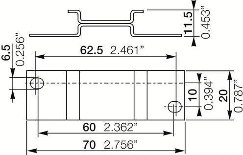 ABB ADP.01 Adapter für Schraubbefestigung 22,5mm - Bild 1