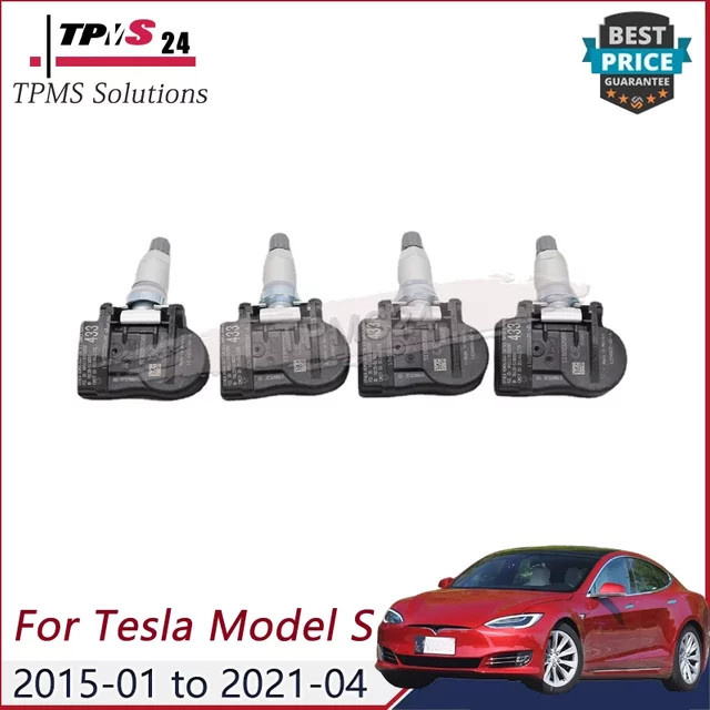 GANGLE TPMS-Reifendrucksensor für Tesla Model S (2015–2021), 433 MHz, Schwarz - Bild 1