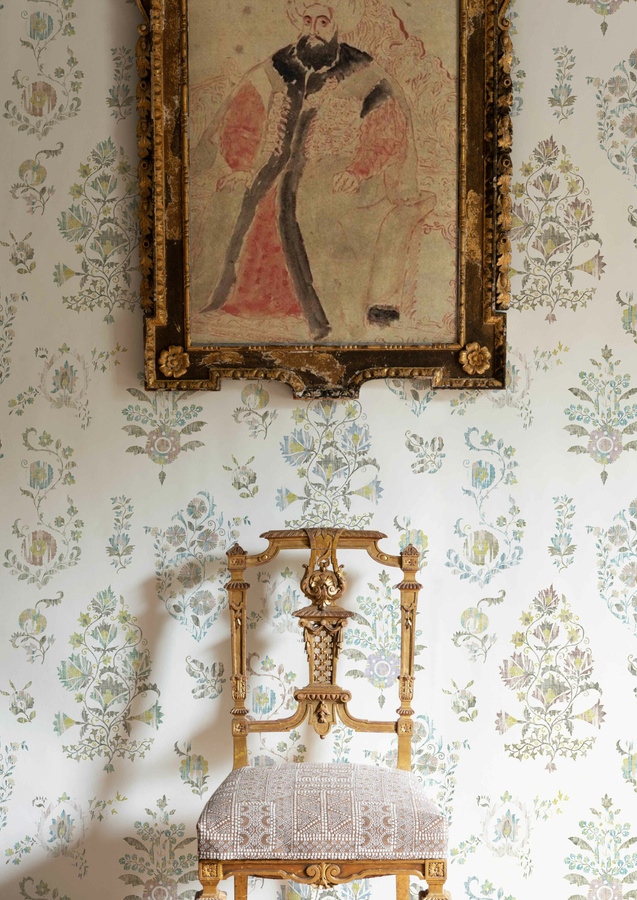 Lewis & Wood Tapete Sicilia Fresco mit floralem Vintage-Design aus Vlies, Breite: 134 cm - Bild 1