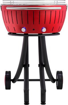 LotusGrill Grill XXL in Feuerrot mit Edelstahl-Elementen, B/H/T: 60,0 x 63,0 x 28,5 cm - Bild 1